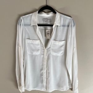 Loft Ivory Blouse NWT